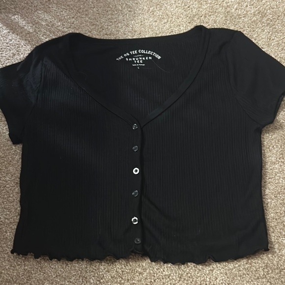 Aeropostale Tops - Black Cute Tee